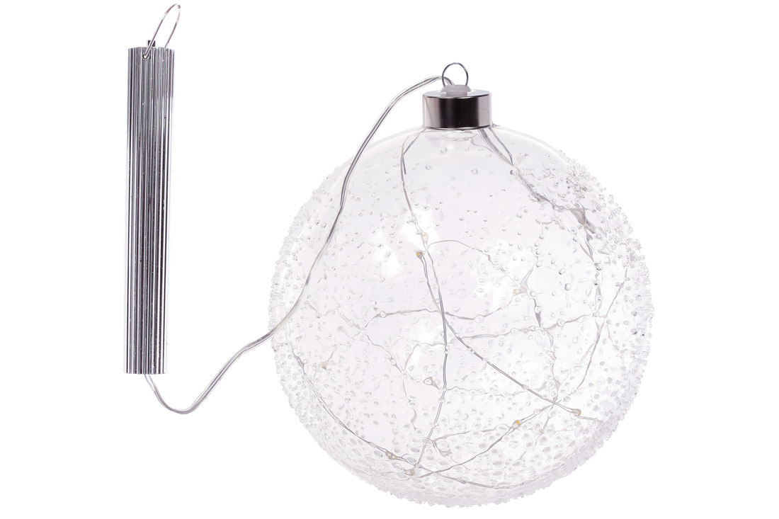 Елочный шар с LED-подсветкой